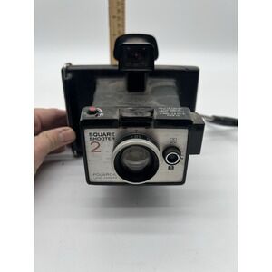 Polaroid Square Shooter 2 Black Retro Style Photography Instant Film Camera